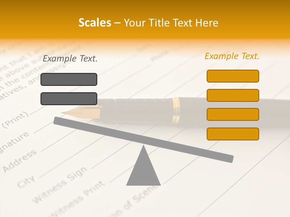 Per On Character Table PowerPoint Template