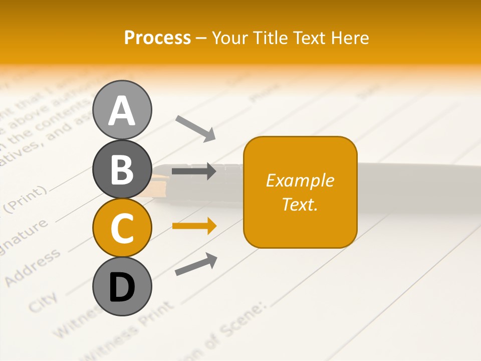 Per On Character Table PowerPoint Template