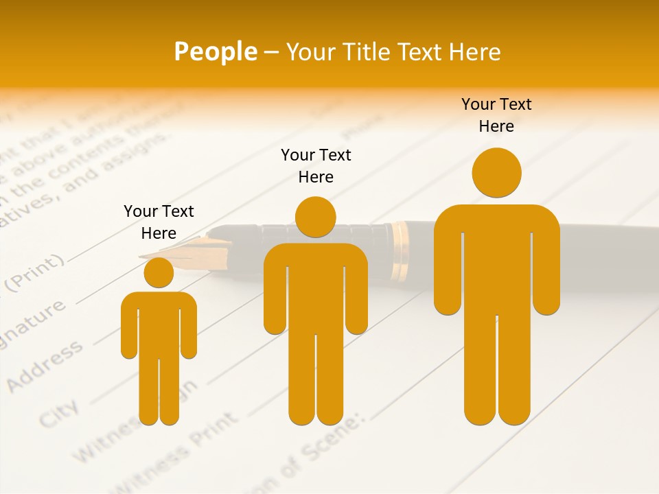 Per On Character Table PowerPoint Template