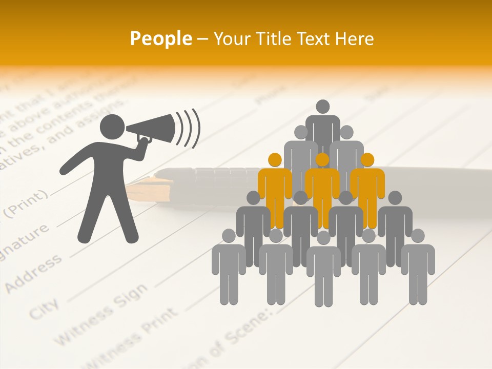 Per On Character Table PowerPoint Template