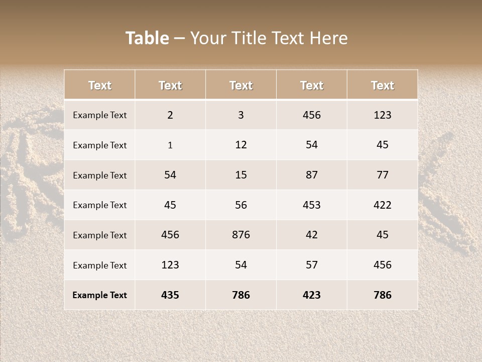 The Word Relax Written In The Sand On A Beach PowerPoint Template