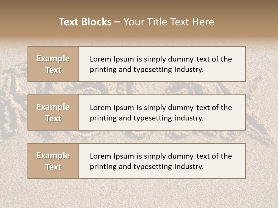 The Word Relax Written In The Sand On A Beach PowerPoint Template