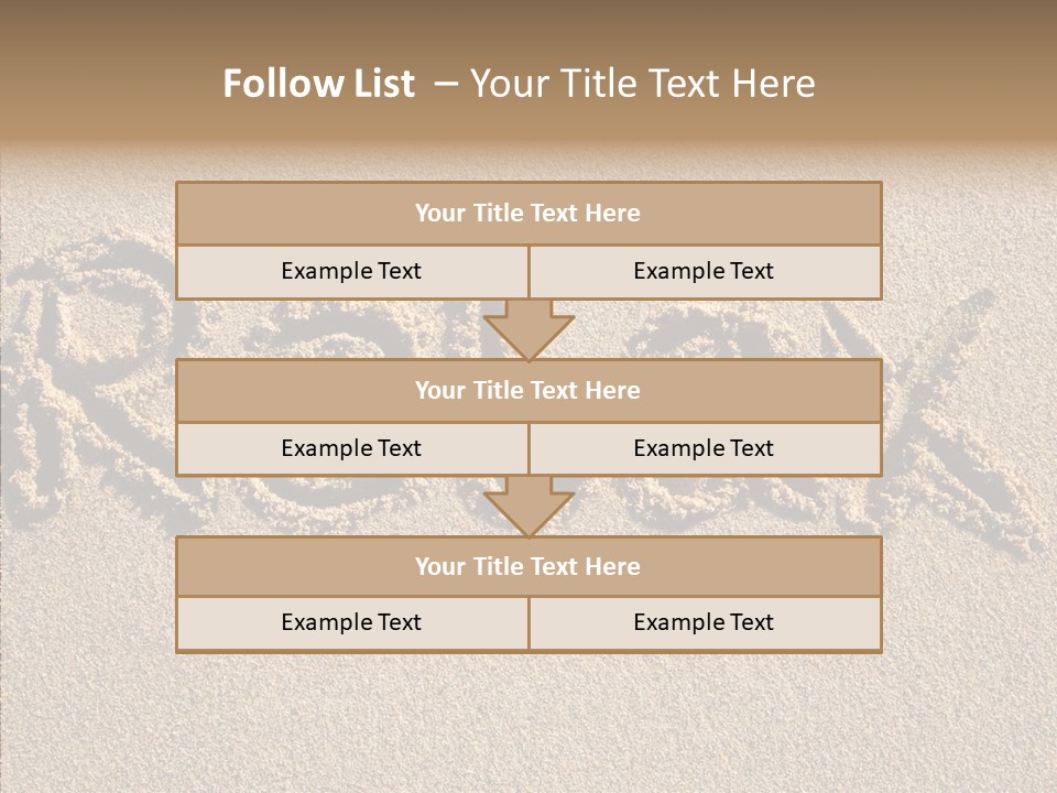 The Word Relax Written In The Sand On A Beach PowerPoint Template