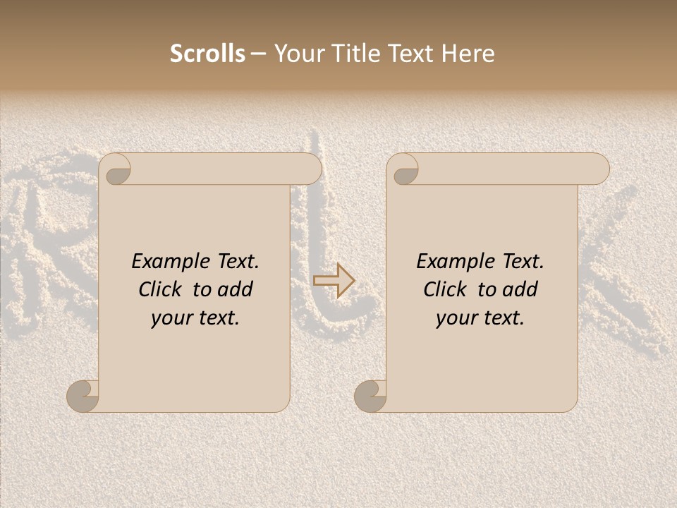 The Word Relax Written In The Sand On A Beach PowerPoint Template