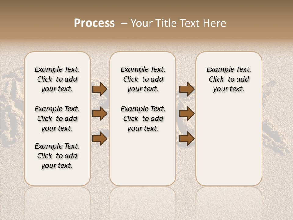 The Word Relax Written In The Sand On A Beach PowerPoint Template