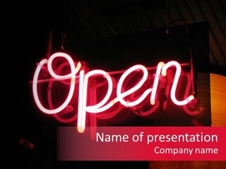 Entrance Information Notice PowerPoint Template