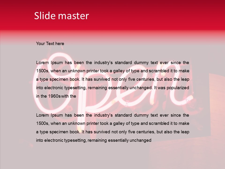 Entrance Information Notice PowerPoint Template