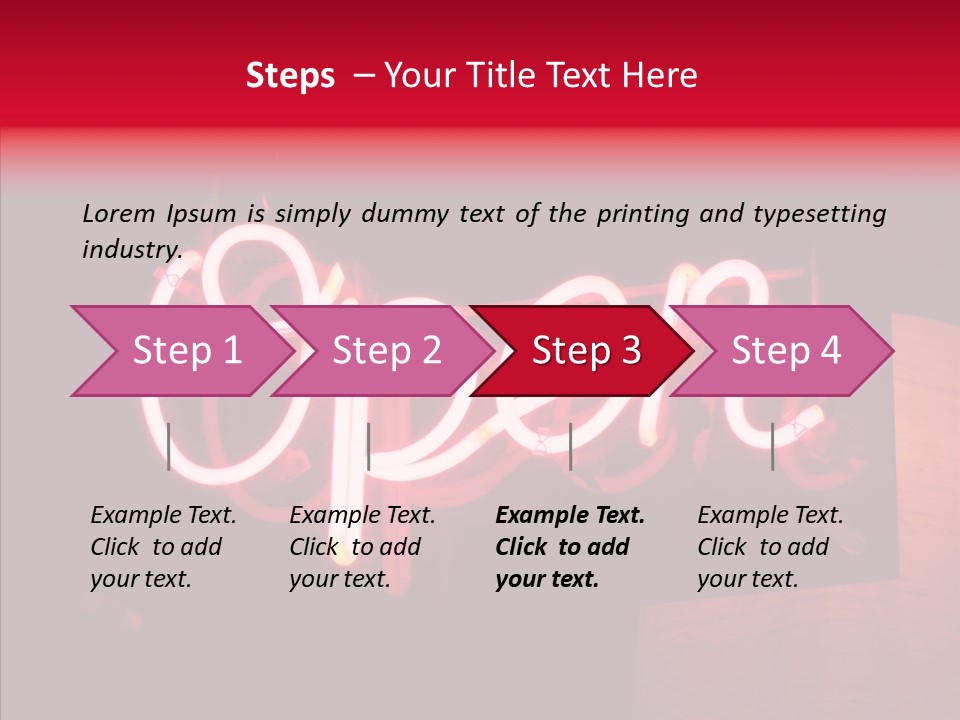 Entrance Information Notice PowerPoint Template