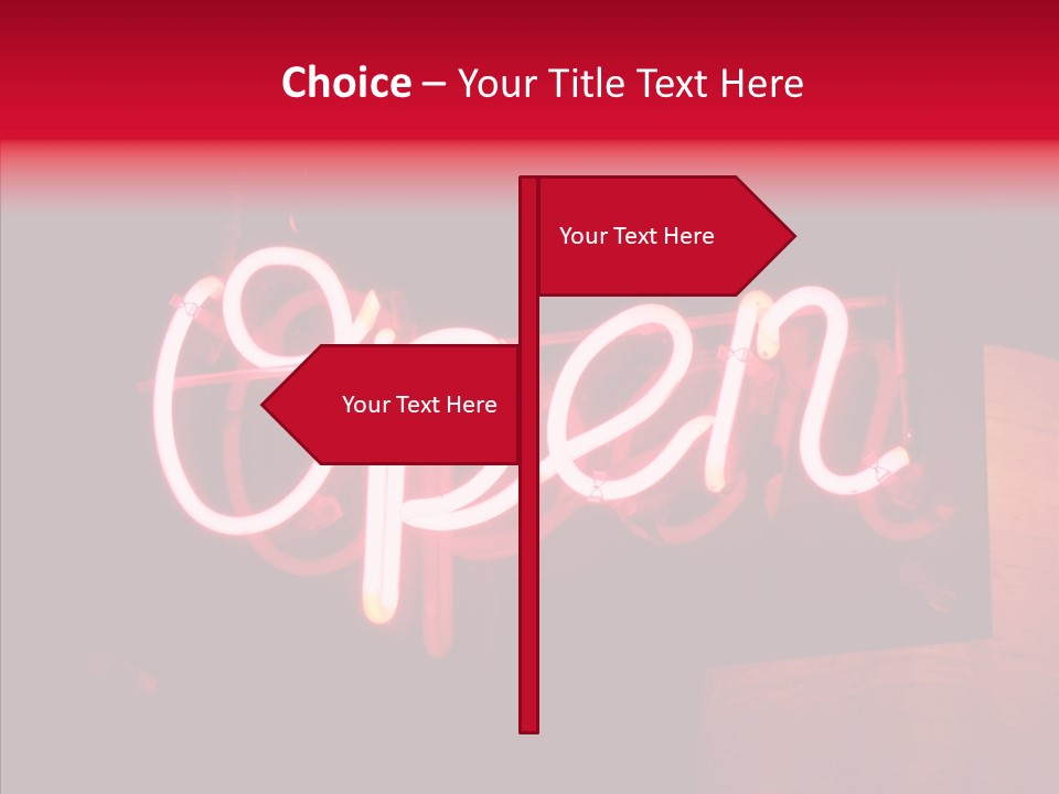 Entrance Information Notice PowerPoint Template