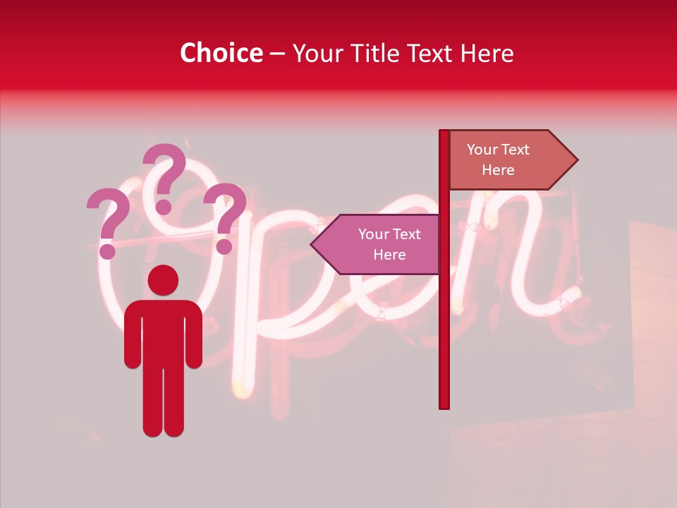 Entrance Information Notice PowerPoint Template