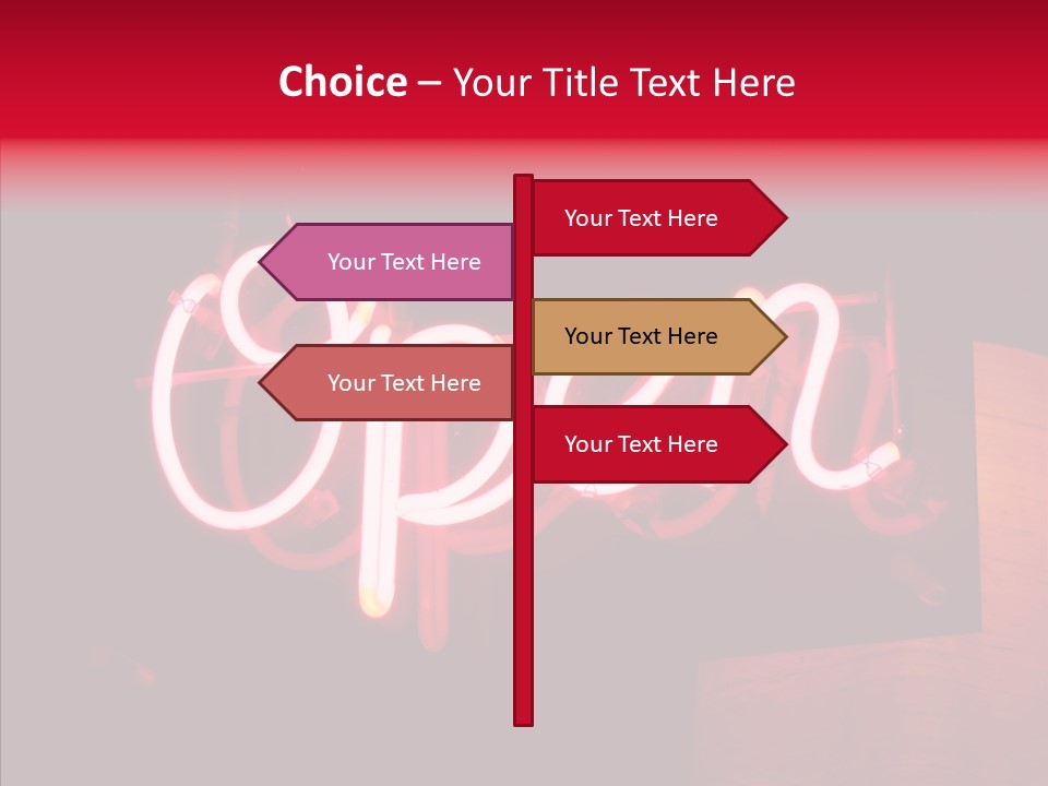 Entrance Information Notice PowerPoint Template