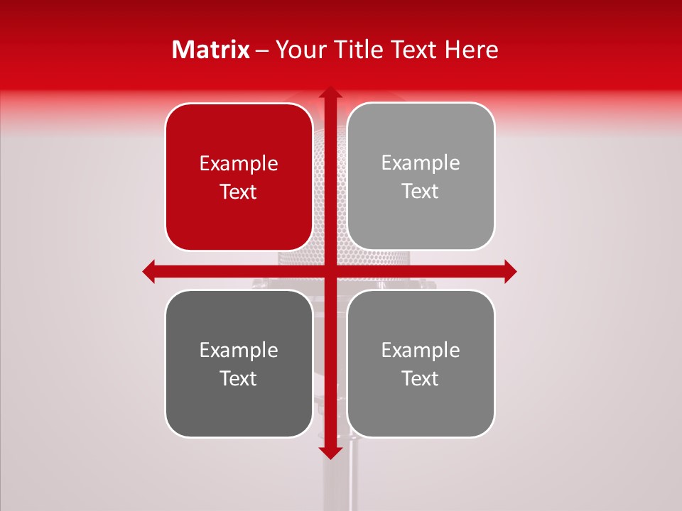 Microphone Music Classic PowerPoint Template