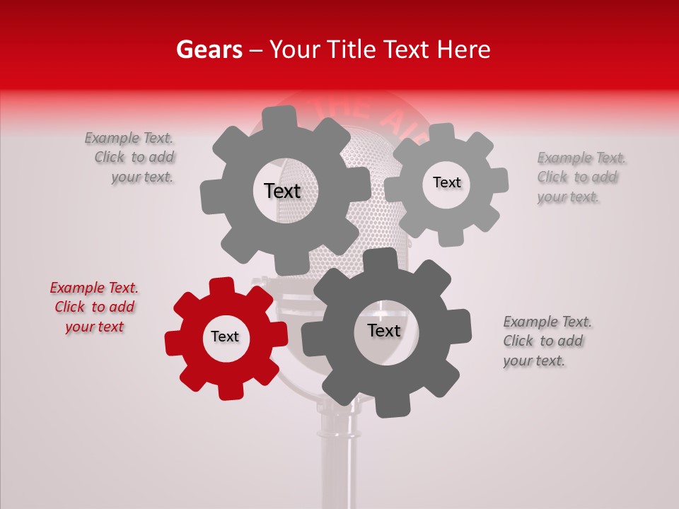 Microphone Music Classic PowerPoint Template