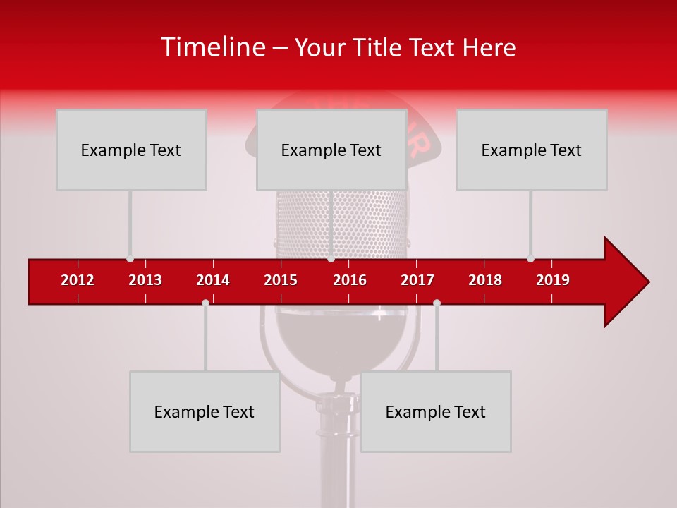 Microphone Music Classic PowerPoint Template