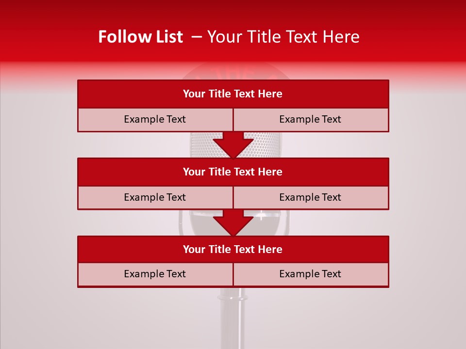Microphone Music Classic PowerPoint Template