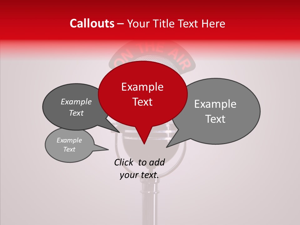 Microphone Music Classic PowerPoint Template