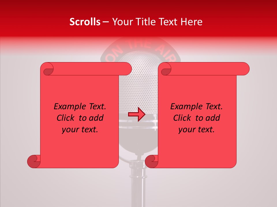 Microphone Music Classic PowerPoint Template