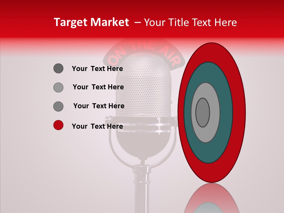 Microphone Music Classic PowerPoint Template