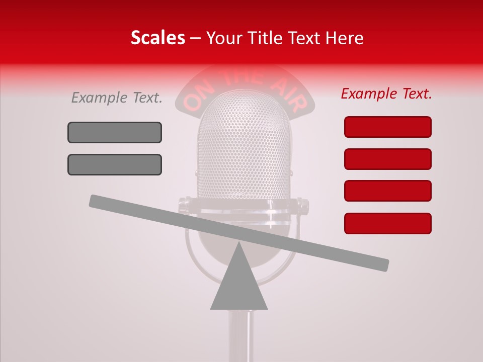 Microphone Music Classic PowerPoint Template
