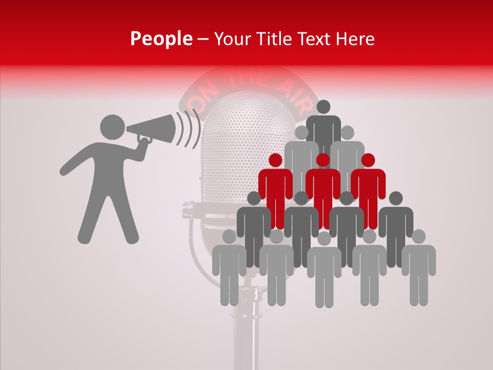 Microphone Music Classic PowerPoint Template