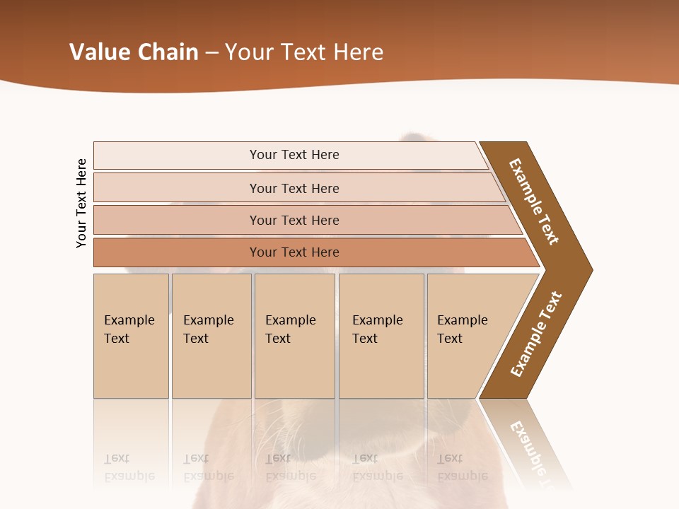 Cut Out Bull Terrier Exclamation PowerPoint Template