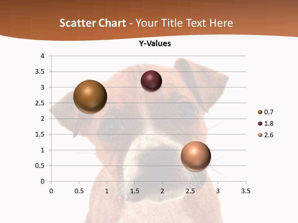 Cut Out Bull Terrier Exclamation PowerPoint Template