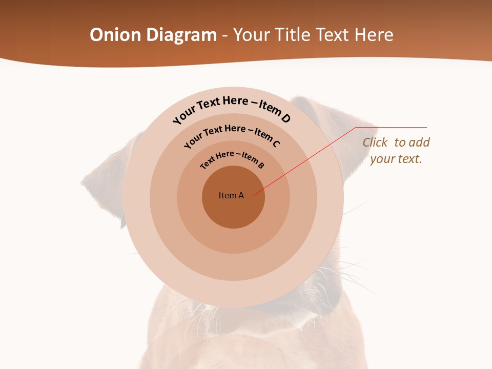 Cut Out Bull Terrier Exclamation PowerPoint Template