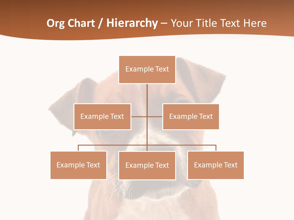 Cut Out Bull Terrier Exclamation PowerPoint Template