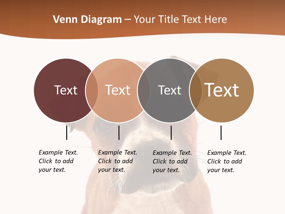 Cut Out Bull Terrier Exclamation PowerPoint Template