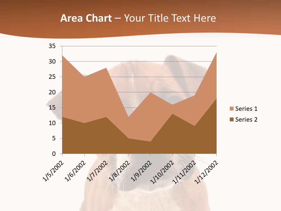 Cut Out Bull Terrier Exclamation PowerPoint Template