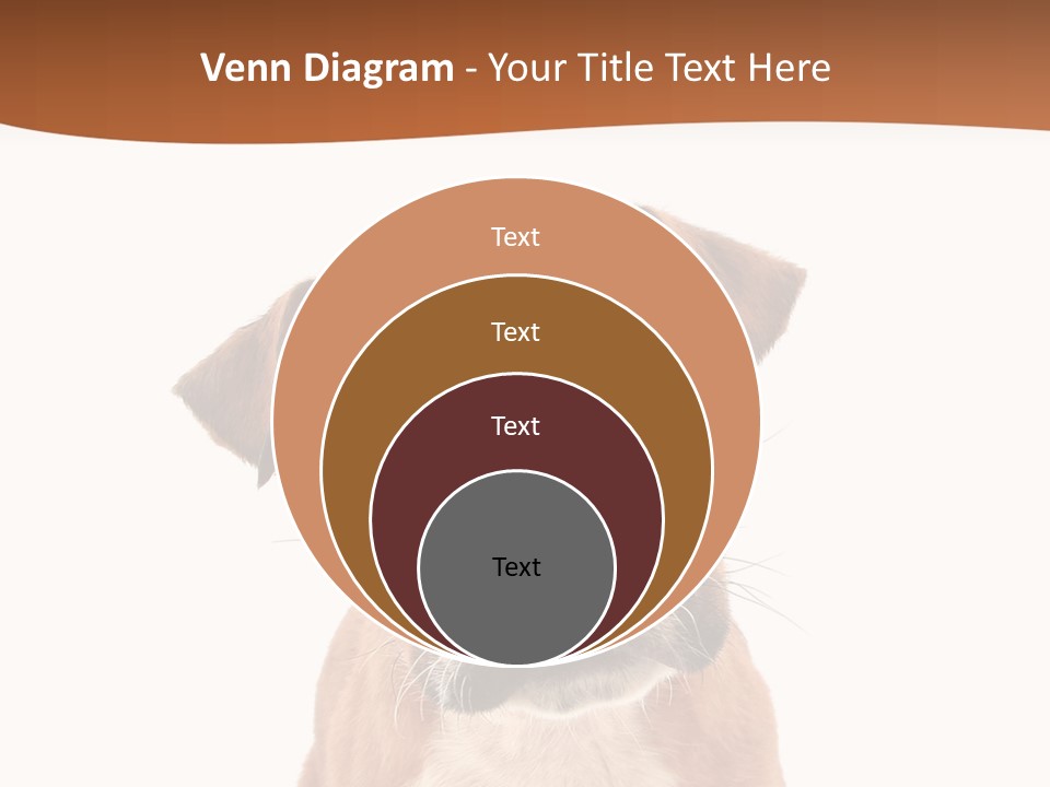 Cut Out Bull Terrier Exclamation PowerPoint Template