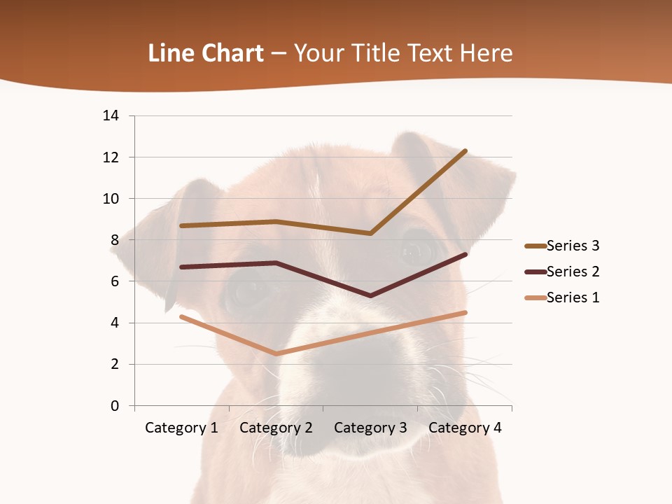 Cut Out Bull Terrier Exclamation PowerPoint Template