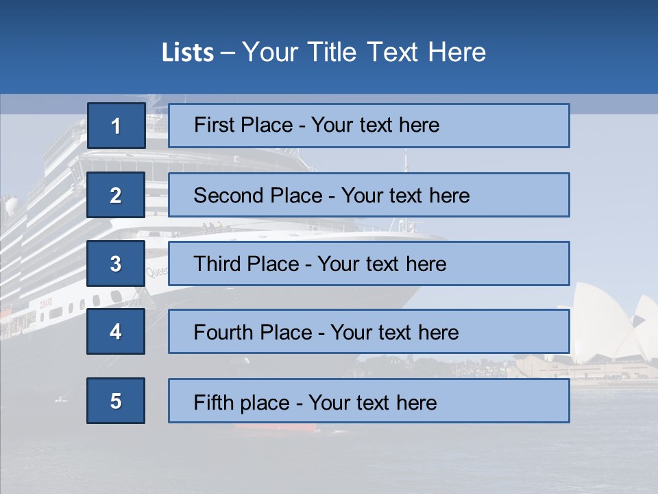 House Sky Dock PowerPoint Template