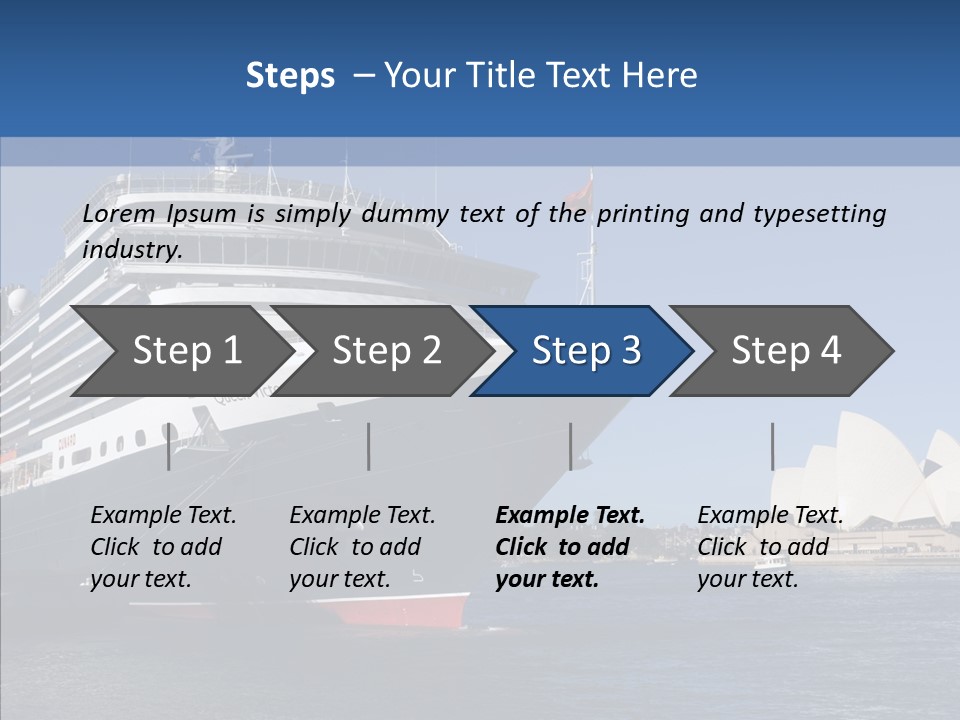 House Sky Dock PowerPoint Template