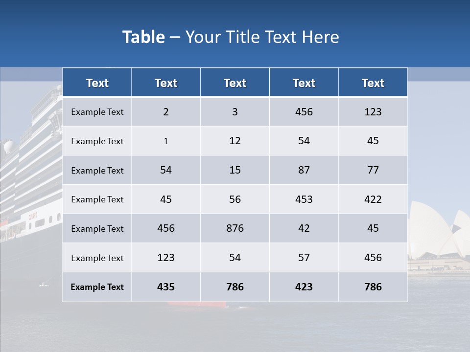 House Sky Dock PowerPoint Template