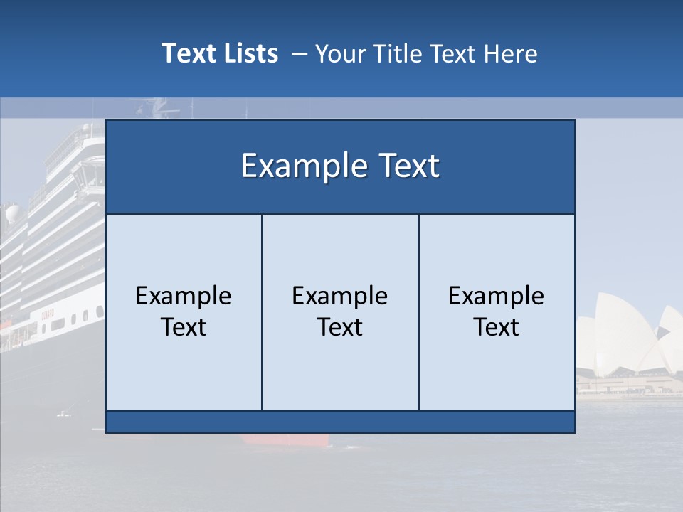 House Sky Dock PowerPoint Template