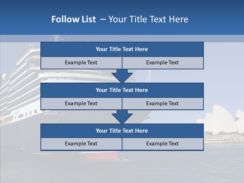 House Sky Dock PowerPoint Template