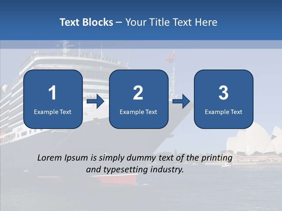 House Sky Dock PowerPoint Template