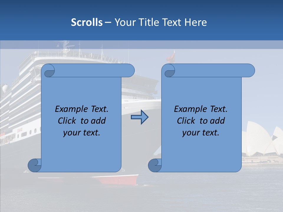 House Sky Dock PowerPoint Template