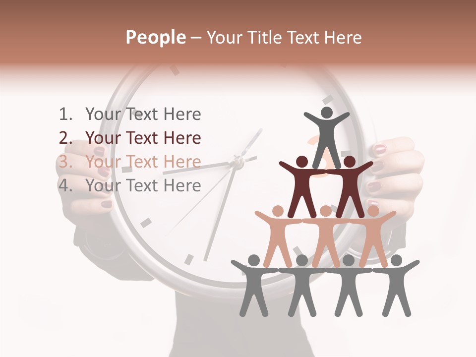 Businesspeople Women Group PowerPoint Template