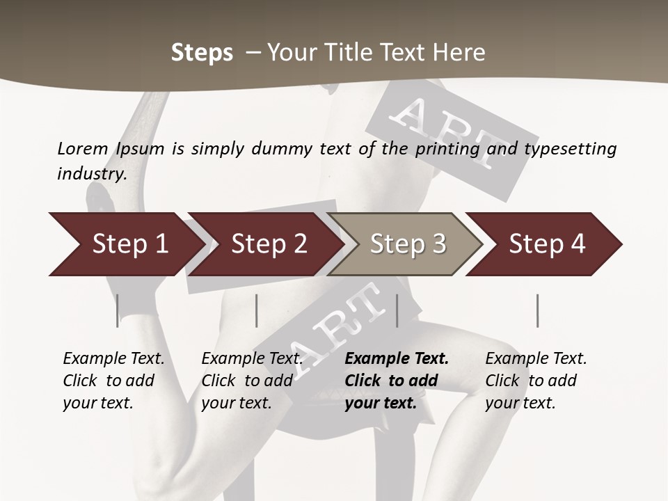 A Woman Sitting On A Chair Holding A Sign PowerPoint Template