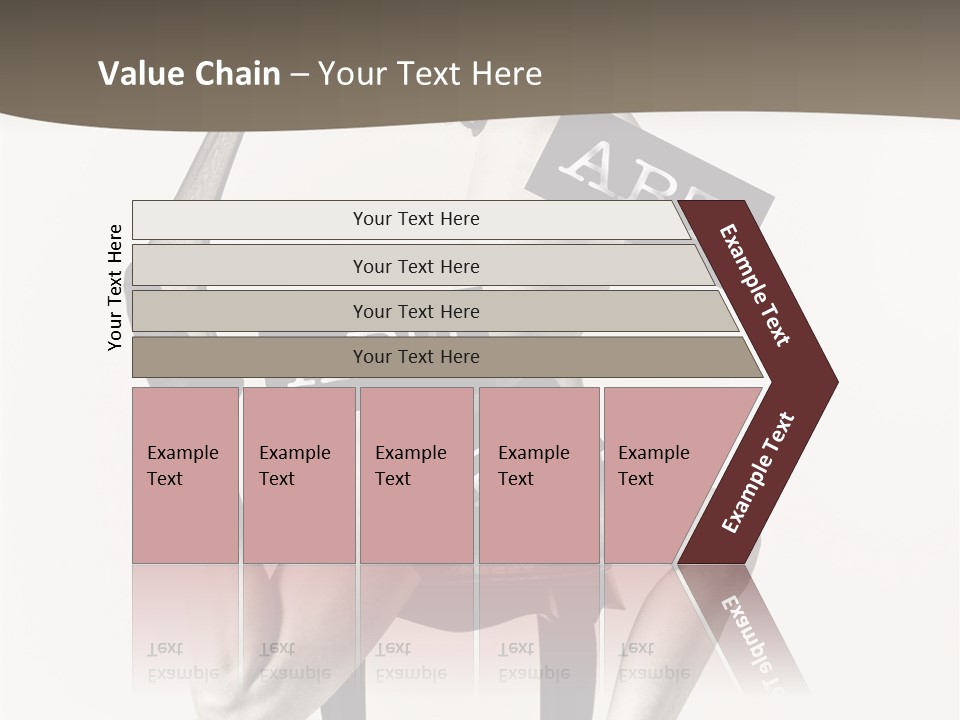 A Woman Sitting On A Chair Holding A Sign PowerPoint Template