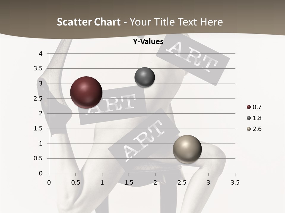 A Woman Sitting On A Chair Holding A Sign PowerPoint Template