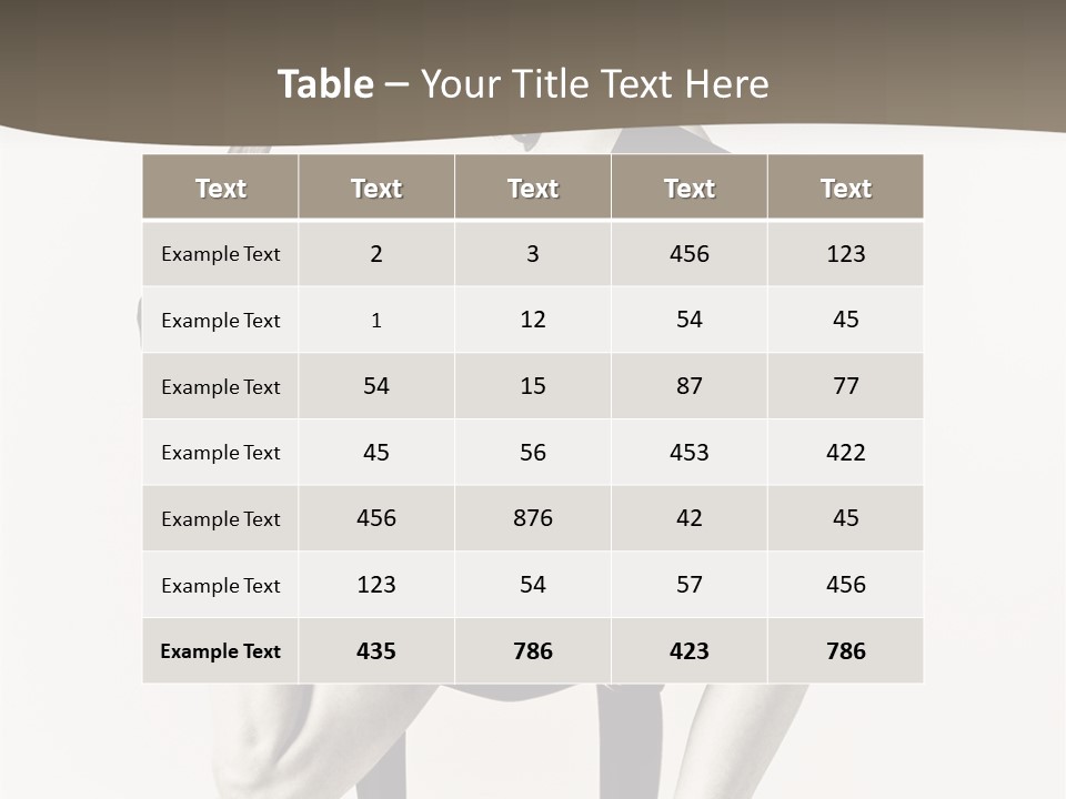 A Woman Sitting On A Chair Holding A Sign PowerPoint Template