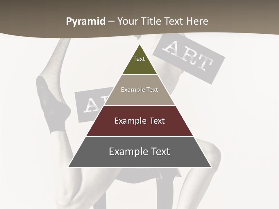 A Woman Sitting On A Chair Holding A Sign PowerPoint Template