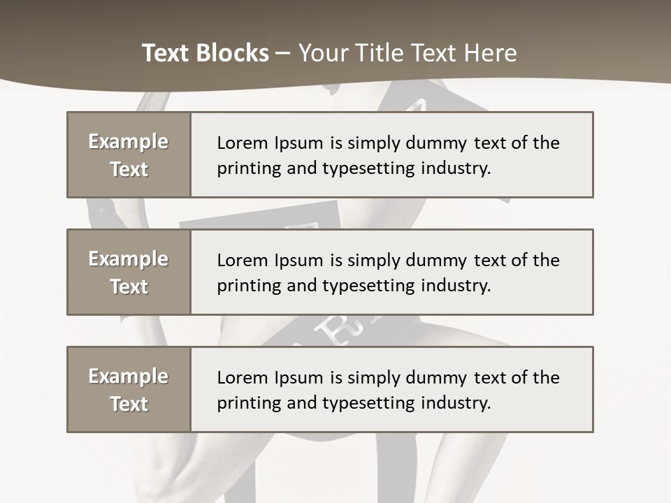 A Woman Sitting On A Chair Holding A Sign PowerPoint Template