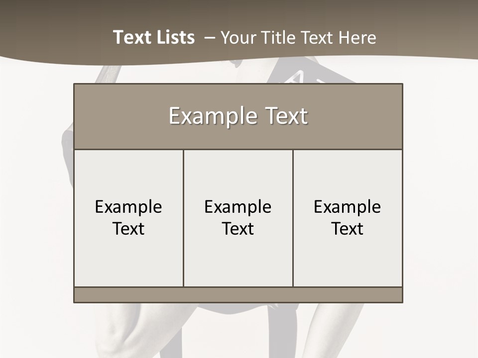 A Woman Sitting On A Chair Holding A Sign PowerPoint Template