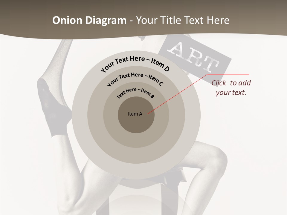 A Woman Sitting On A Chair Holding A Sign PowerPoint Template