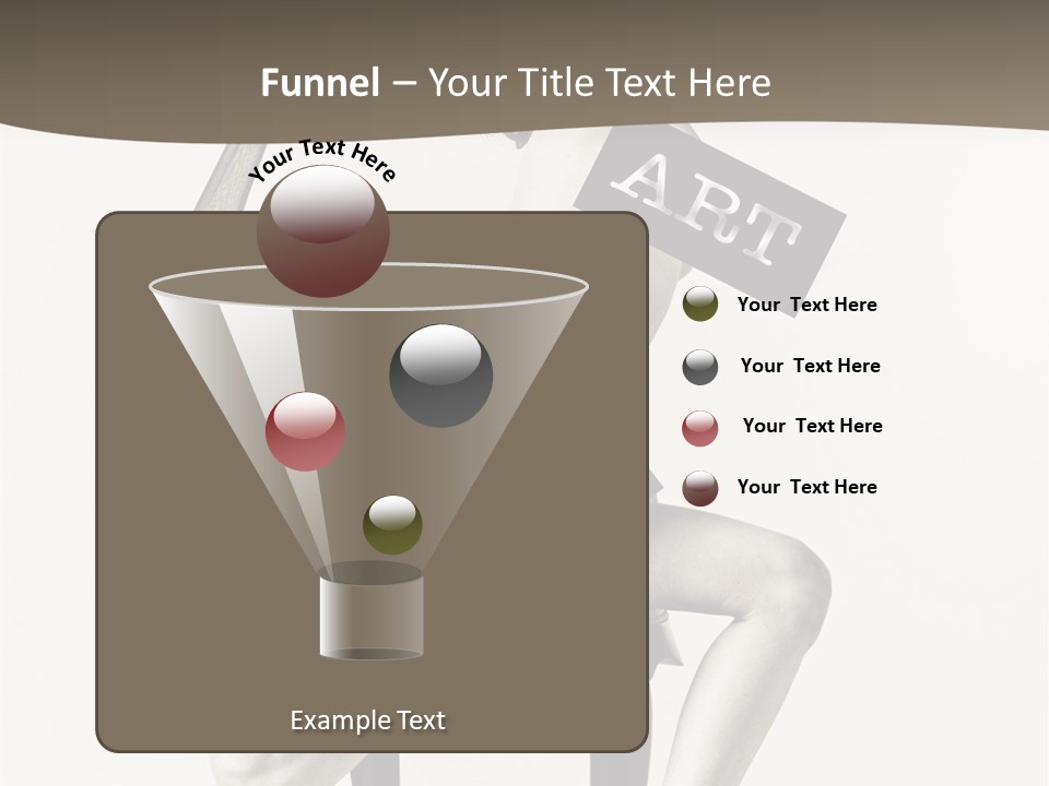 A Woman Sitting On A Chair Holding A Sign PowerPoint Template