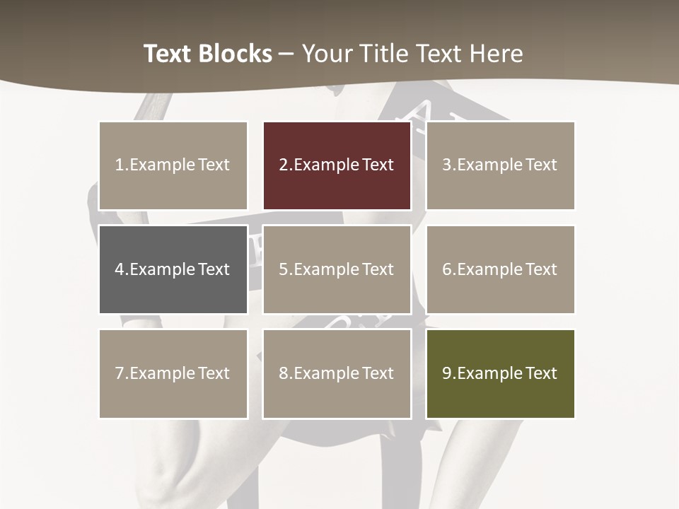 A Woman Sitting On A Chair Holding A Sign PowerPoint Template